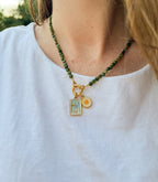 Beaded Necklace Amazonite Md