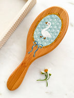 Handpainted Goose Hairbrush