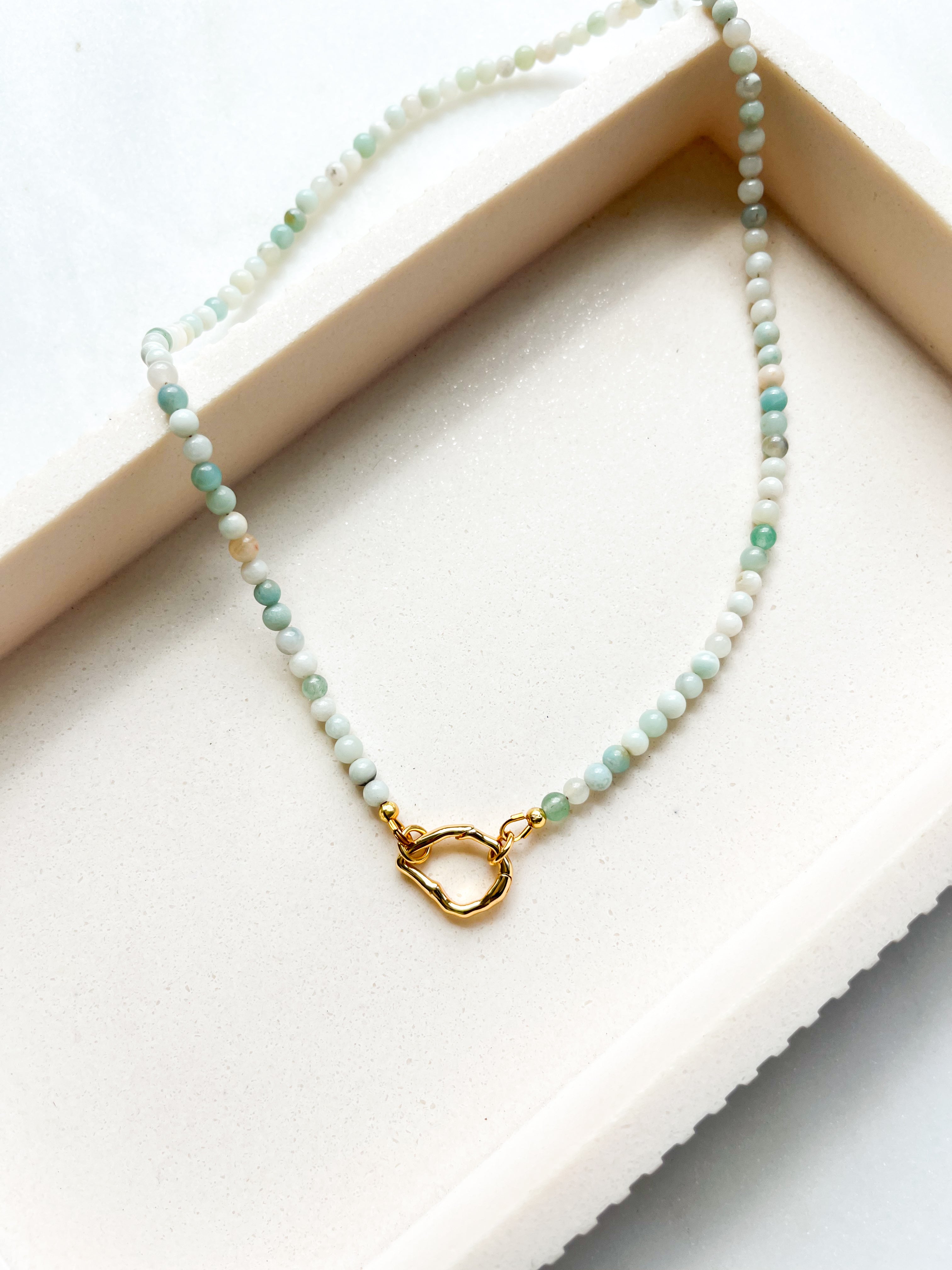 Beaded Necklace Amazonite