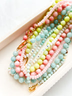 Beaded Necklace Amazonite Rondelle