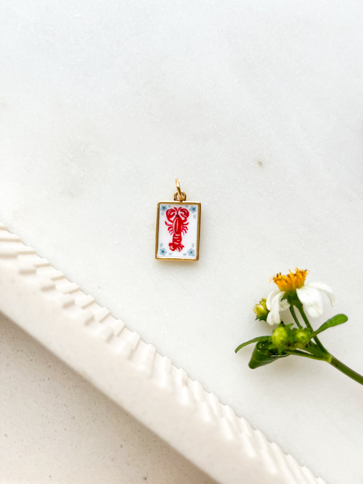Handpainted Lobster Charm
