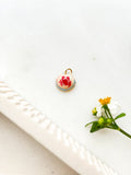 Handpainted Crab Shell Charm