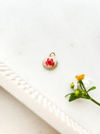Handpainted Crab Shell Charm