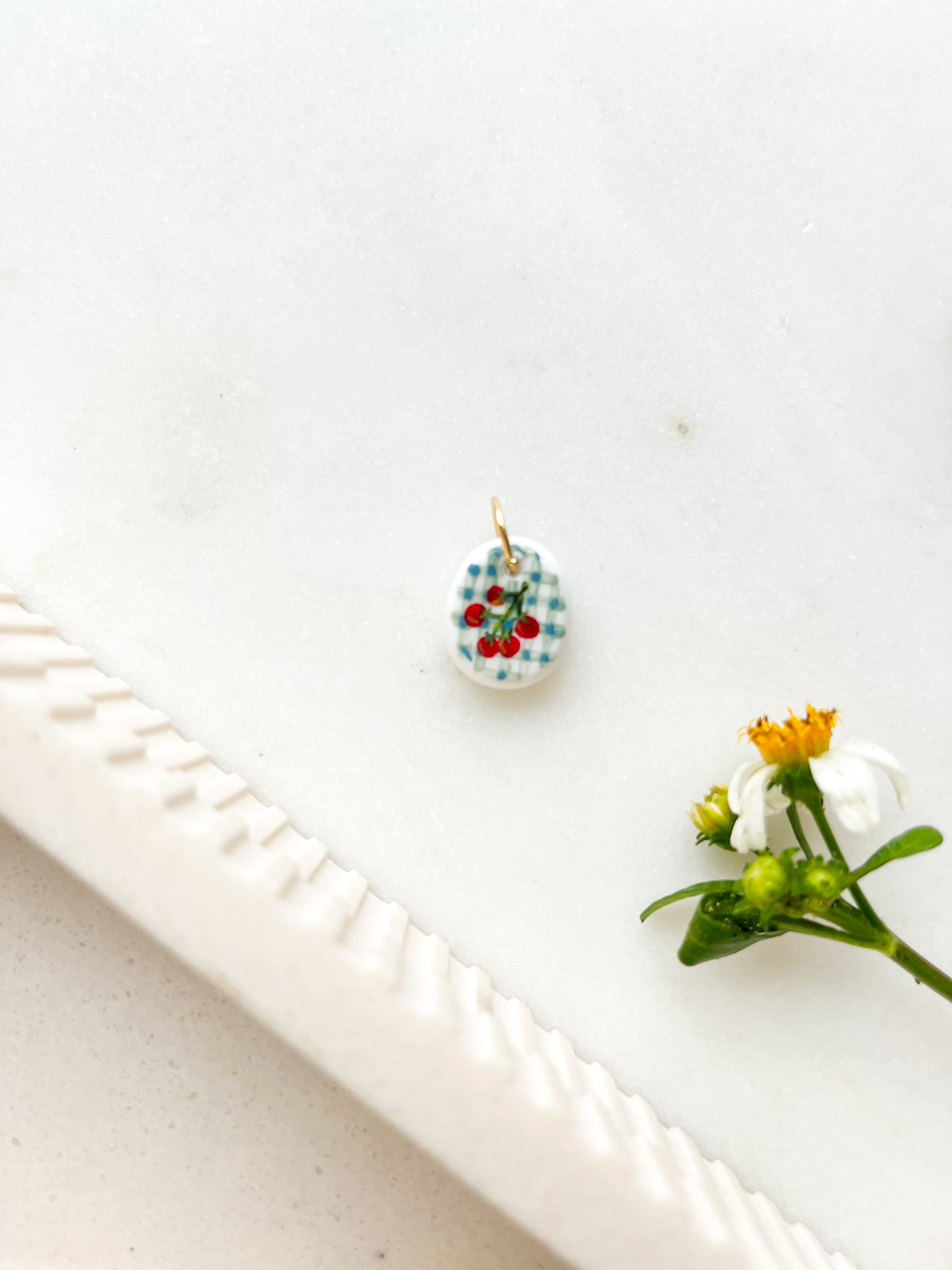 Handpainted Charm Tomatoes