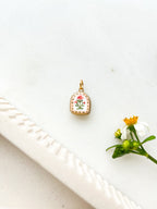 Handpainted Charm Arch Roses