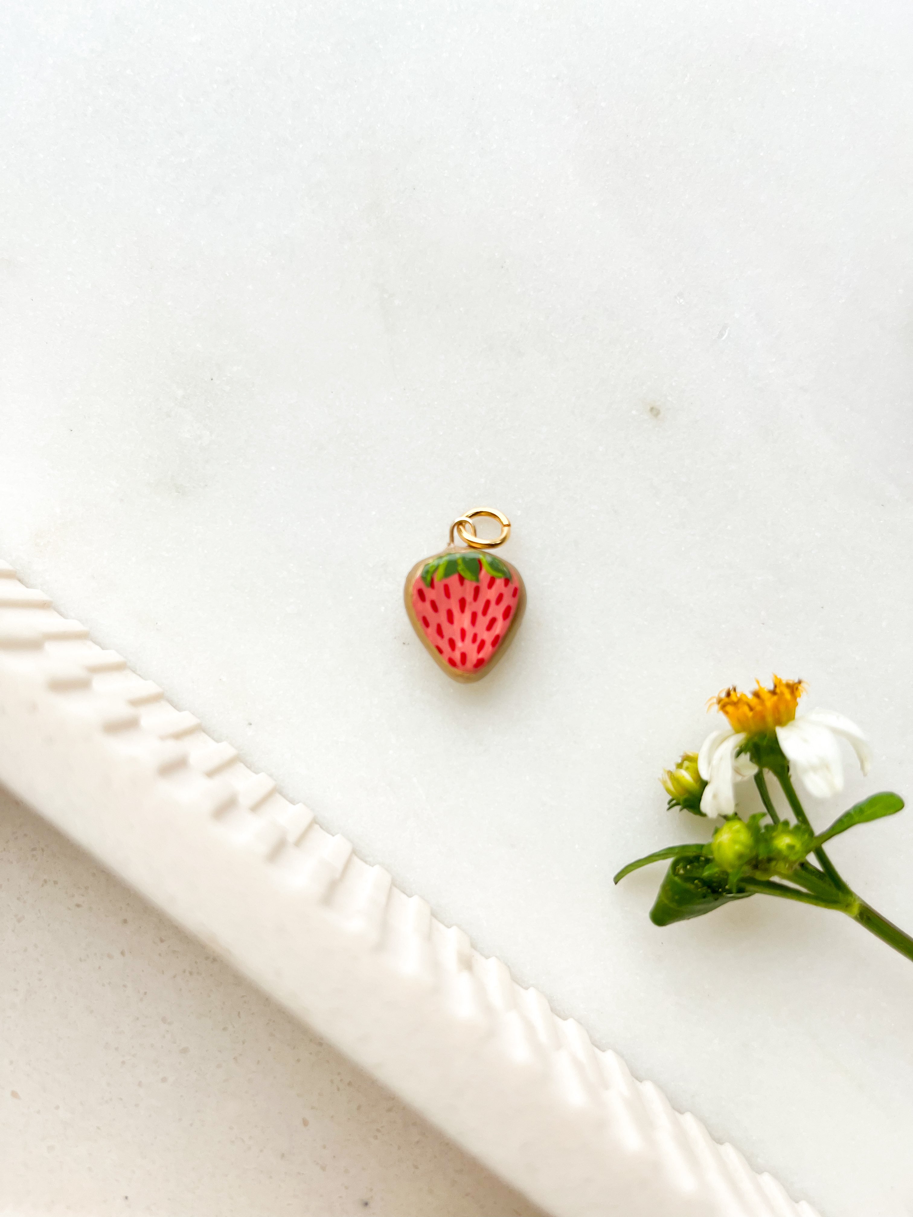 Handpainted Berry Charm