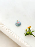 Handpainted Charm Roses Shell