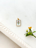 Handpainted Charm Sweet Pea