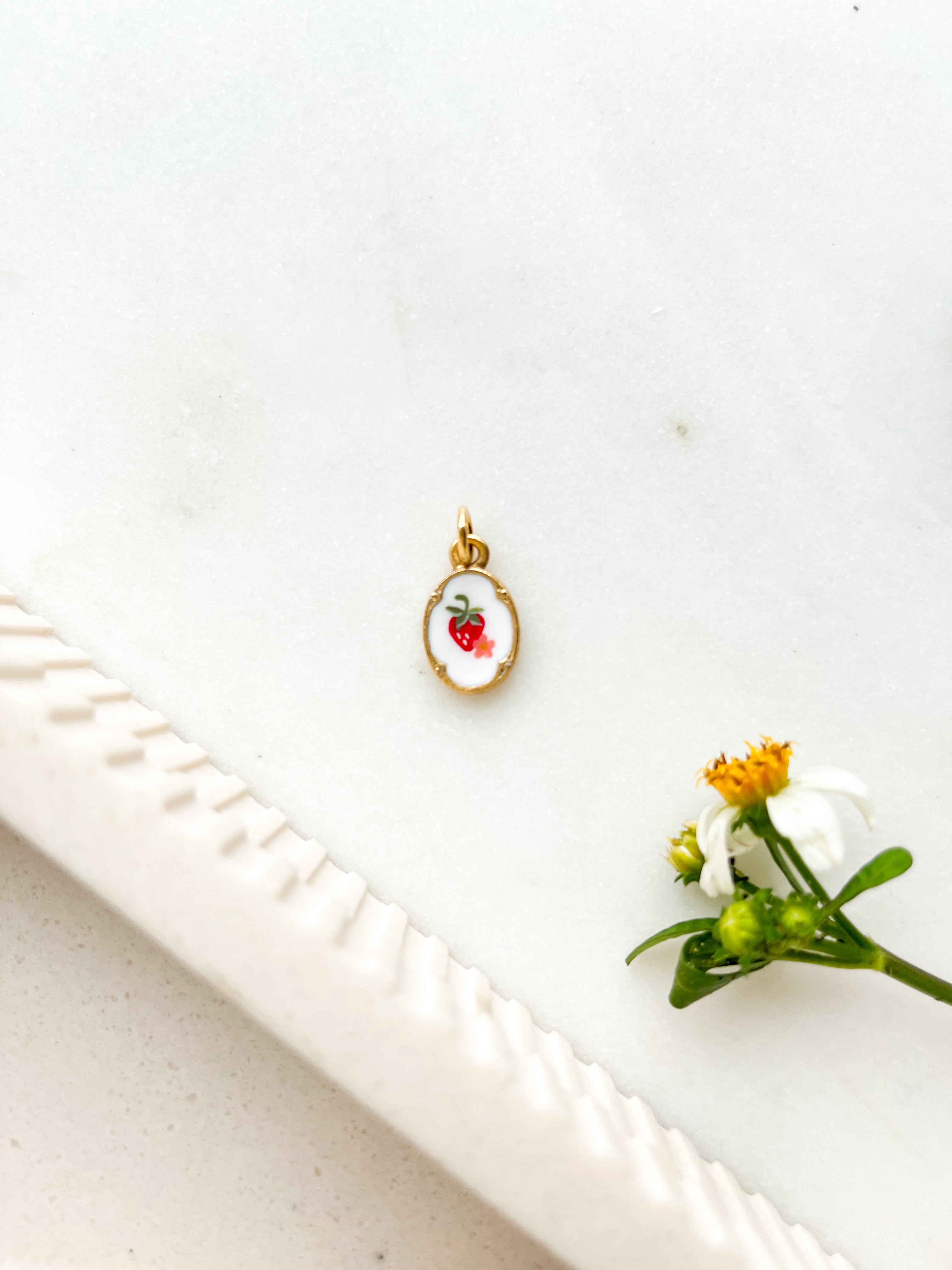 Handpainted Charm Lil Berry