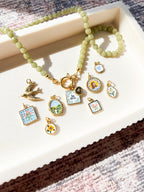 Handpainted Charm Be Still Roses