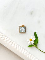 Handpainted Charm Be Still Tile