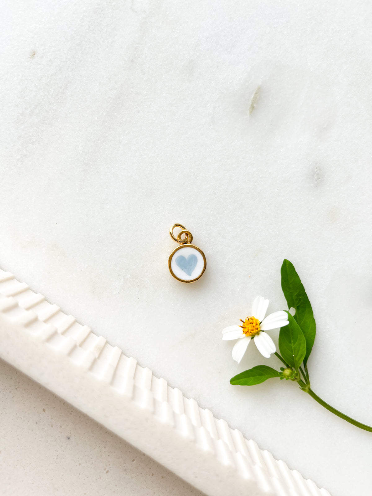 Handpainted Charm Lil Heart