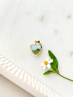 Handpainted Charm Lily Field Locket