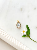 Handpainted Charm Be Still Roses