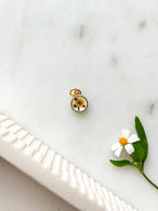 Handpainted Charm Lil Sunflower