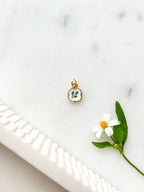 Handpainted Charm Lil Leaf